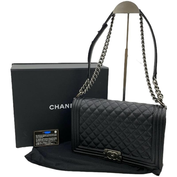 CHANEL Handbags - Chanel Classic Black Quilted Shoulder Bag